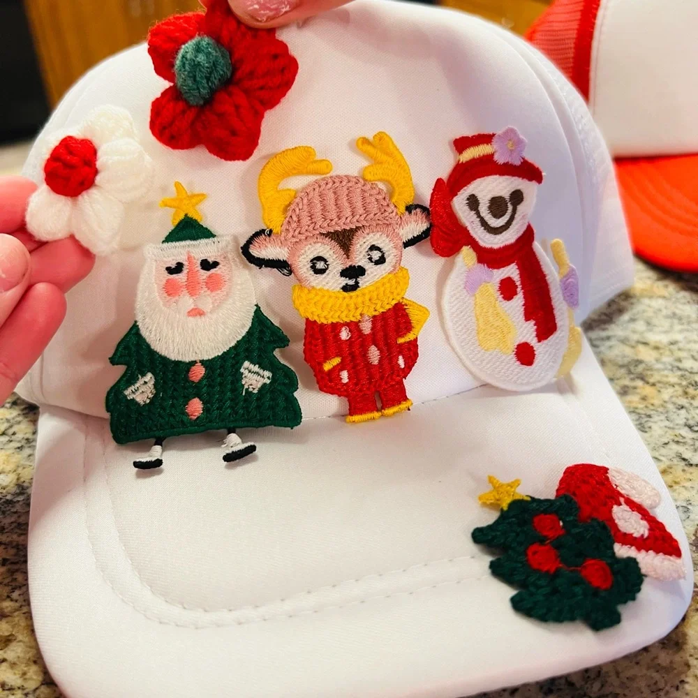 Custom designed hats you pick theme/colors christmas Halloween sports Disney